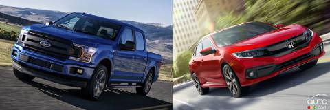 2018: Canadians bought just over two million new vehicles last year